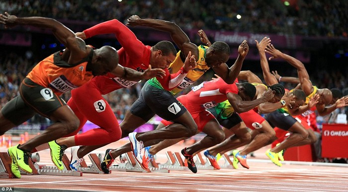 Những người Mỹ như Tyson Gay, Justin Gatlin và Ryan Bailey được hy vọng sẽ lật đổ được sự thống trị của Usain Bolt...